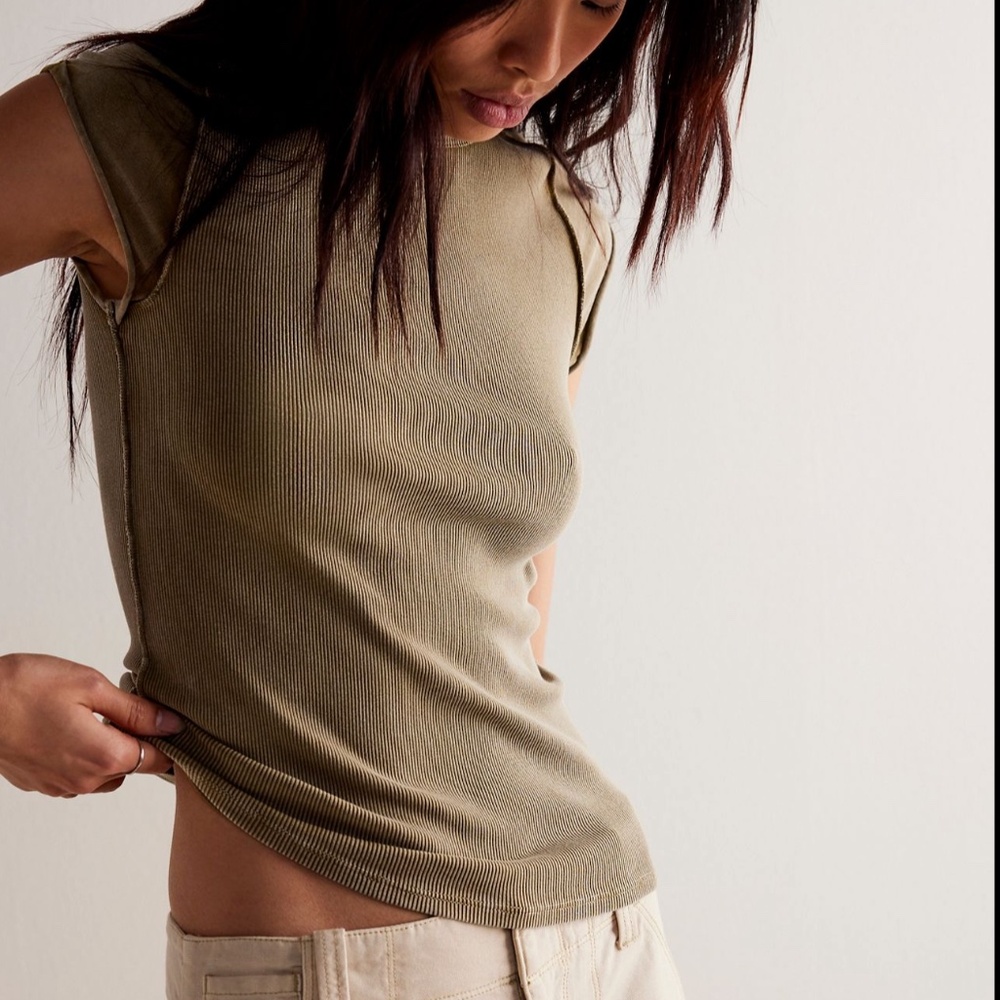 Brand New With Tags Free People We The Free Ever Had Tee Medium Weeping Willow